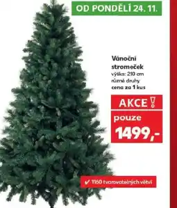 Kaufland Vánoční stromeček nabídka