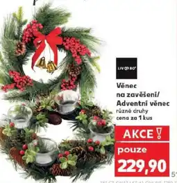 Kaufland Věnec na zavěšení/ Adventní věnec nabídka