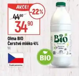Globus Olma BIO Čerstvé mléko 4% nabídka