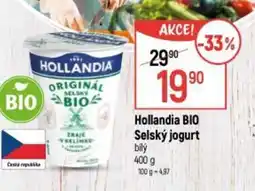 Globus Hollandia BIO Selský jogurt nabídka