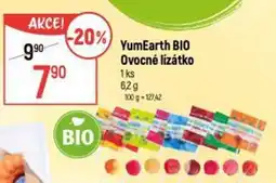 Globus YumEarth BIO Ovocné lízátko nabídka