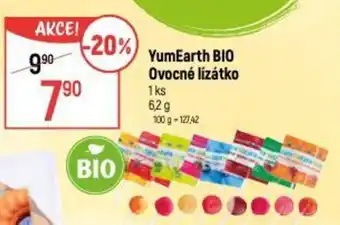 Globus YumEarth BIO Ovocné lízátko nabídka
