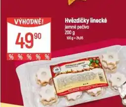 Globus Hvězdičky linecké jemné pečivo nabídka