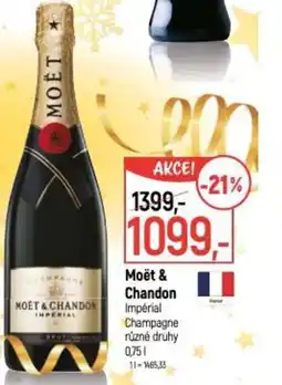 Globus Moët & Chandon Impérial Champagne nabídka