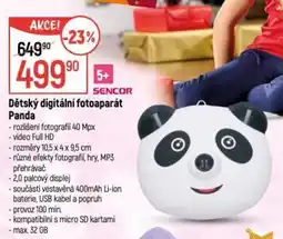 Globus Dětský digitální fotoaparát Panda nabídka