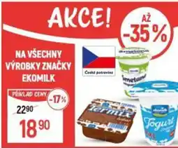 Globus Na všechny výrobky značky EKOMILK nabídka