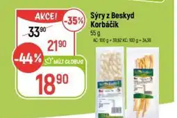 Globus Sýry z Beskyd Korbáčik nabídka