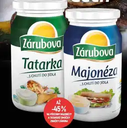 Globus Na všechny majonézy a tatarské omáčky značky záruba nabídka