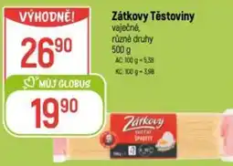 Globus Zátkovy Těstoviny vaječné nabídka