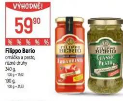 Globus Filippo Berio omáčka a pesto nabídka