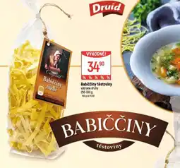 Globus Babiččiny těstoviny nabídka