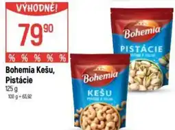 Globus Bohemia Kešu, Pistácie nabídka