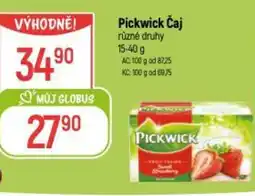Globus Pickwick Čaj nabídka