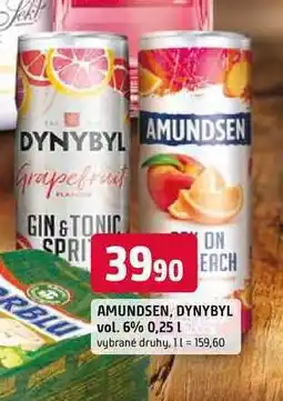 Trefa AMUNDSEN, DYNYBYL vol. 6% 0,25 l nabídka