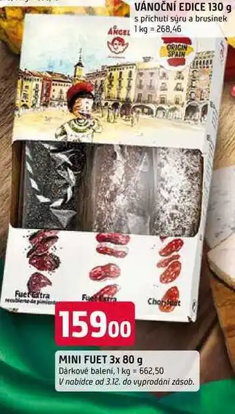 Trefa MINI FUET 3x 80 g nabídka