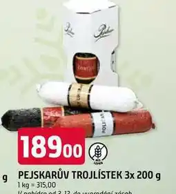 Trefa PEJSKARŮV TROJLÍSTEK 3x 200 g nabídka