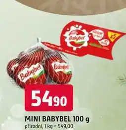 Trefa MINI BABYBEL 100 g přírodní nabídka