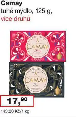 Ráj drogerie Camay tuhé mýdlo, 125 g, více druhů nabídka