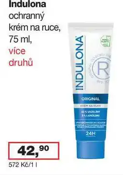 Ráj drogerie Indulona krém 75ml na ruce, vybrané druhy nabídka