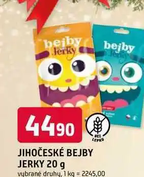 Trefa JIHOČESKÉ BEJBY JERKY 20 g nabídka