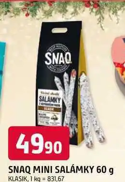 Trefa SNAQ MINI SALÁMKY 60 g nabídka