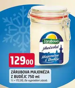 Trefa ZÁRUBOVA MAJONÉZA Z BUDĚJC 750 ml nabídka