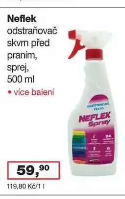 Ráj drogerie Neflek odstraňovač skvm před praním, sprej, 500 ml nabídka
