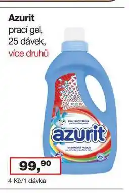 Ráj drogerie Azurit prací gel, 25 dávek, více druhů nabídka