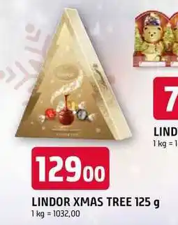 Trefa LINDT LINDOR XMAS TREE 125 g nabídka