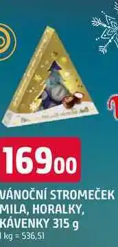 Trefa VÁNOČNÍ STROMEČEK MILA, HORALKY, KÁVENKY 315 g nabídka