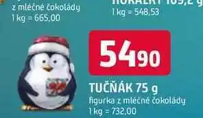 Trefa TUČŇÁK 75 g figurka z mléčné čokolády nabídka