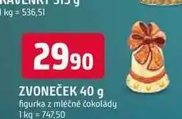 Trefa ZVONEČEK 40 g figurka z mléčné čokolády nabídka
