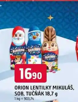 Trefa ORION LENTILKY MIKULÁŠ, SOB, TUČŇÁK 18,7 g nabídka