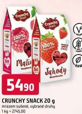 Trefa CRUNCHY SNACK 20 g mrazem sušené nabídka