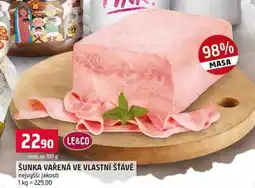 Terno ŠUNKA VAŘENÁ VE VLASTNÍ ŠŤÁVĚ 100 g nabídka