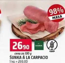 Terno ŠUNKA Á LA CARPACIO 100 g nabídka