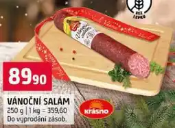 Terno VÁNOČNÍ SALAM 250 g nabídka