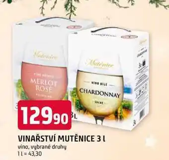 Trefa VINAŘSTVÍ MUTĚNICE 3 L nabídka