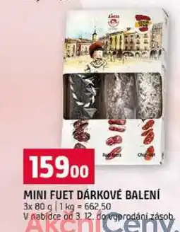Terno MINI FUET DÁRKOVÉ BALENÍ 3x80 g nabídka