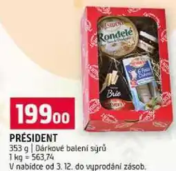 Terno PRÉSIDENT 353 g nabídka