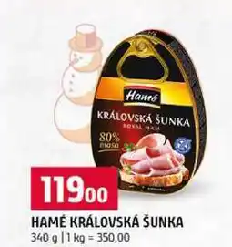 Terno HAMÉ KRÁLOVSKÁ ŠUNKA 340 g nabídka