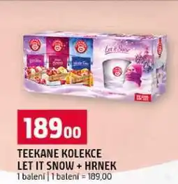 Terno TEEKANE KOLEKCE LET IT SNOW + HRNEK 1 balení nabídka