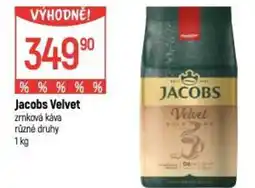 Globus Jacobs Velvet zrnková káva nabídka