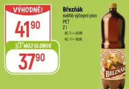 Globus Březňák světlé výčepní pivo nabídka