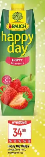 Globus Happy Day Happy jahoda, černý rybíz, multivitamin red nabídka