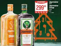 Globus Jägermeister 35% Jägermeister Orange 33% nabídka