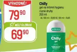 Globus Chilly gel na intimní hygienu nabídka