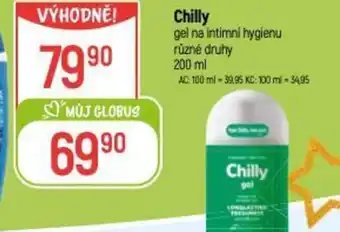 Globus Chilly gel na intimní hygienu nabídka