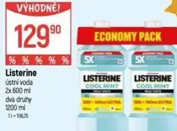 Globus Listerine ústní voda nabídka