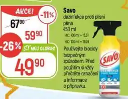 Globus Savo dezinfekce proti plisni pěna nabídka